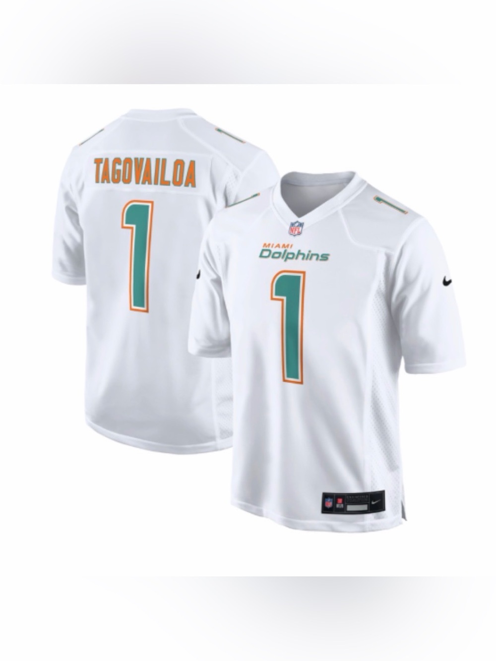 Tua Tagovailoa Miami Dolphins Nike Fashion Game Jersey - White